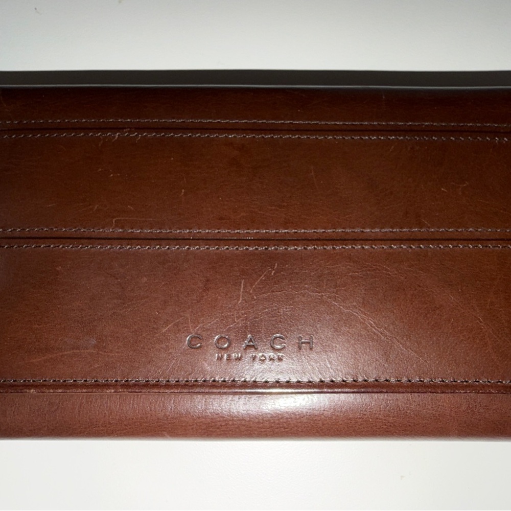 Coach Tan Leather Men's Wallet